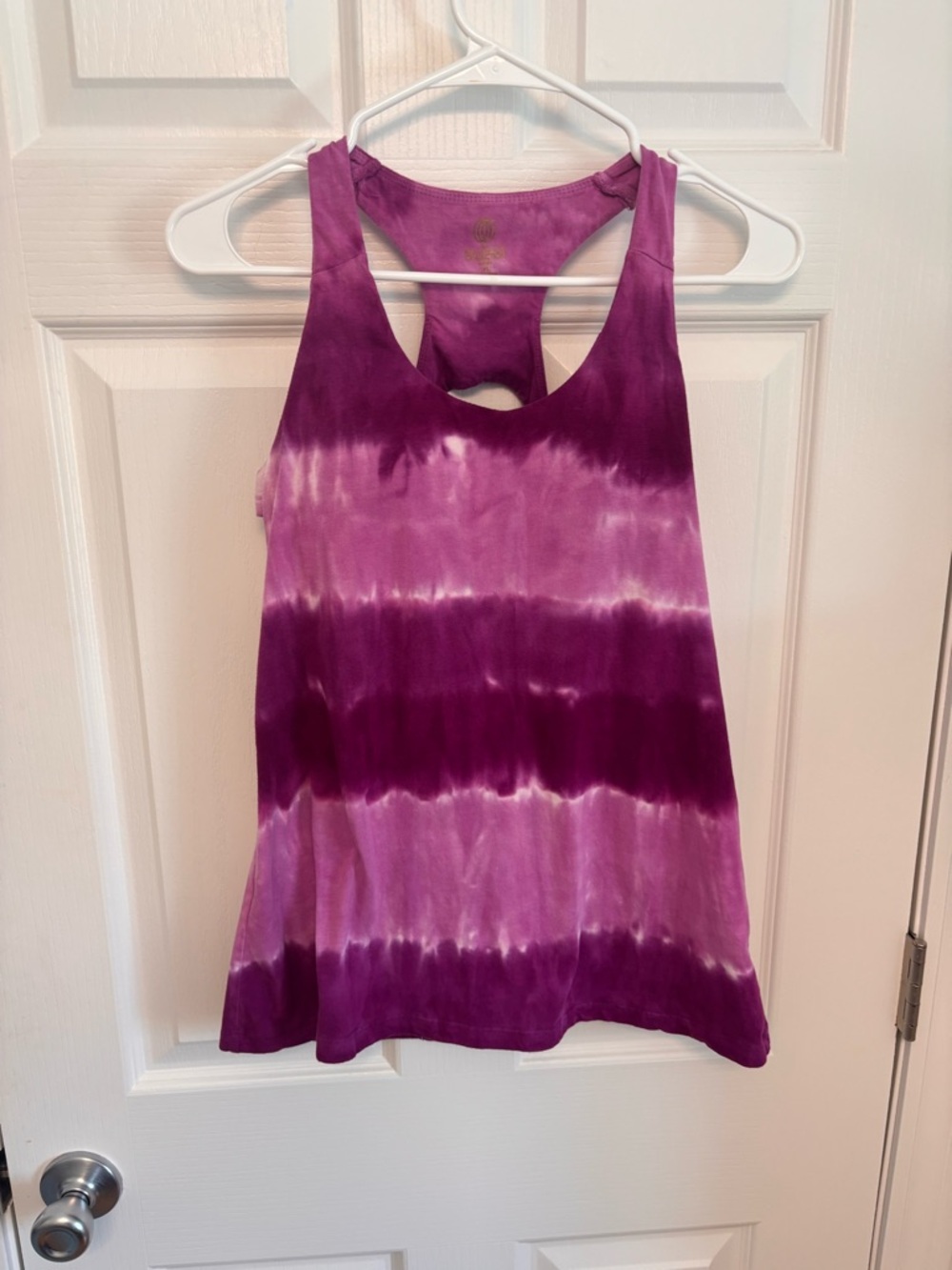 Balance Collection Purple Ombre Tie-Dye Racerback Tank